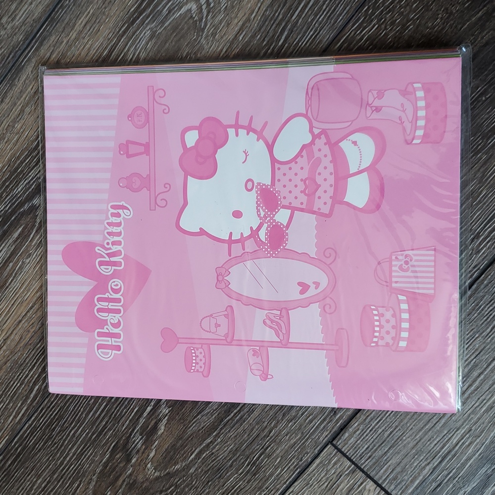 NOS Sanrio Design Hello Kitty * Set Of 5 Folders With Pockets